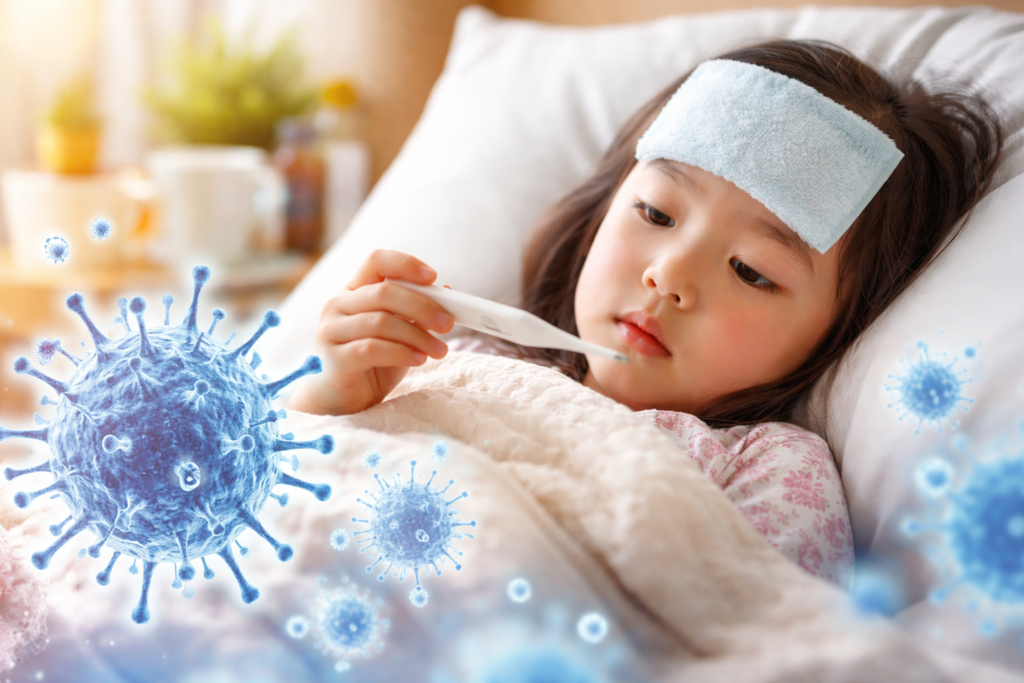 今増えているインフルエンザB型の特徴