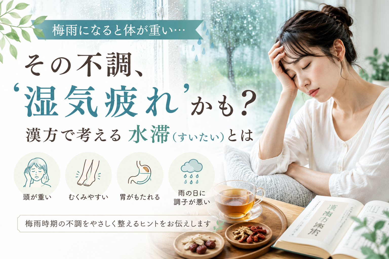 漢方でいう水滞とは